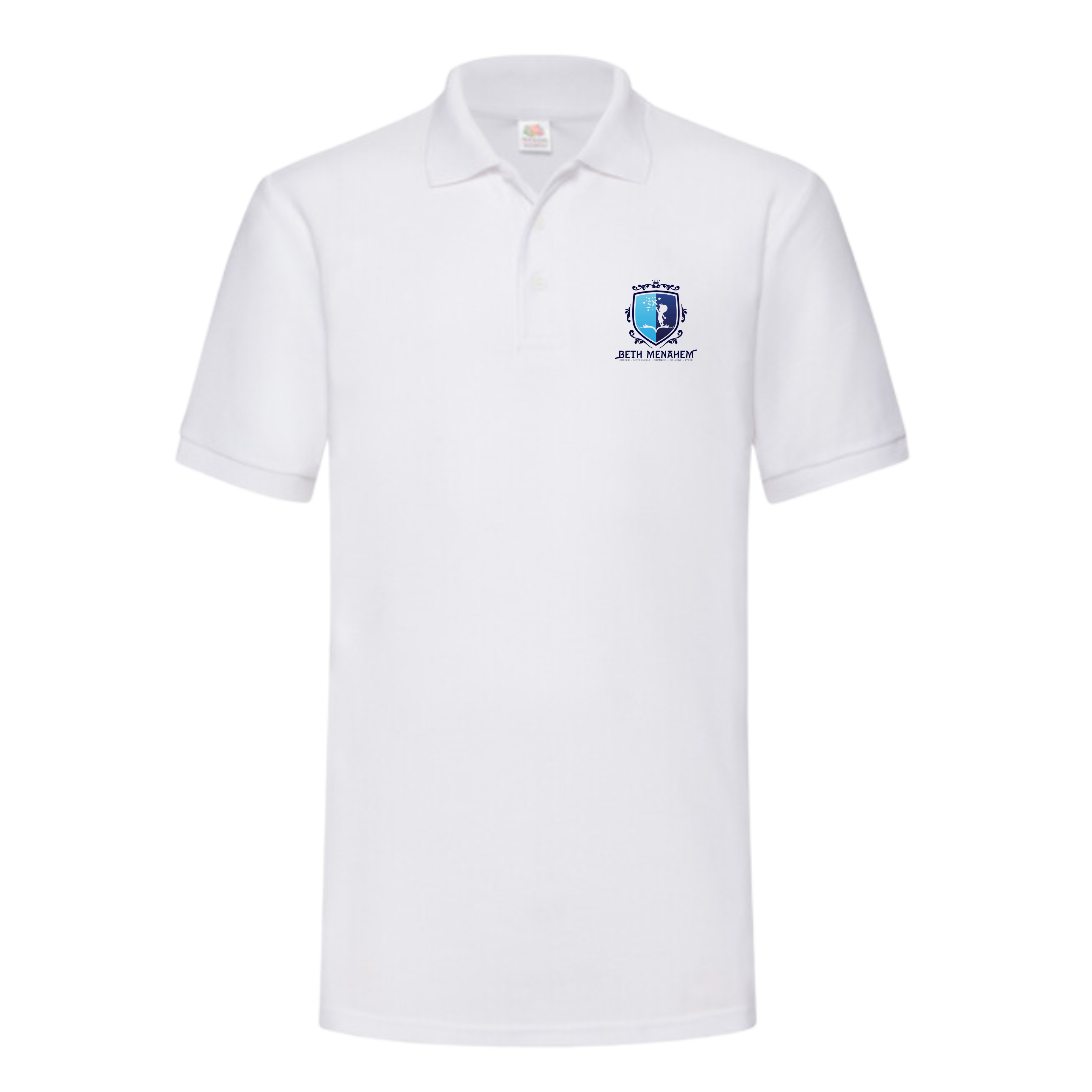 Pack de 3 Polos à Manches Courtes Blanc - Collège Garçon – Image 2